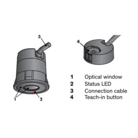 TOF/Spot aanwezigheid (auto) Detectie - Compacte spotsensor (115 095)